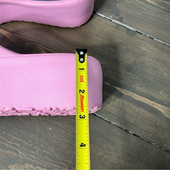 Steve Madden Sandals 7 Pink Coquette Chunky Platform - Picture 10 of 12